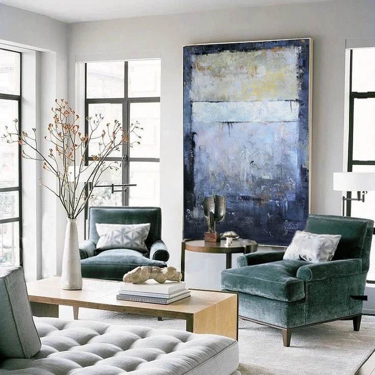 Modern Room Huge Living Abstract Canvas Wall Art 4RW7V wall art
